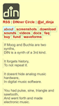Mobile Screenshot of dinisnoise.org